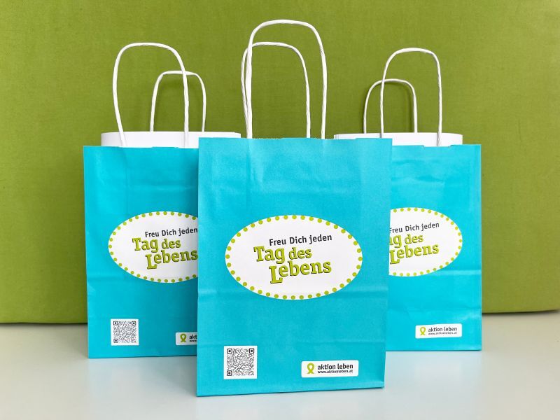 Sackerl zum Tag des Lebens / aktion leben Sackerl zum Tag des Lebens