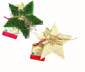 Glitzersterne grün und weiß